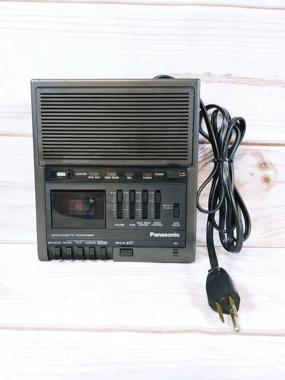 Panasonic RR-930 Microcassette Transcriber Dictation Voice Recorder TESTED WORKS